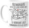 Tassenliebling® Pärchen Tasse personalisiert - Niemanden würd ich lieber Schnarchen hören - Lustiges Geschenk für Männer zum Jahrestag - Liebesgeschenke Mann - Valentinstag