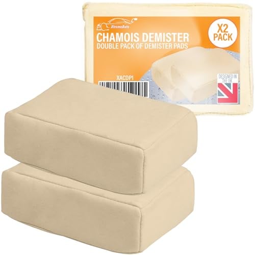 Xtremeauto Genuine Chamois Leather Demister Pads For Car - Window Condensation Sponge Demister, Car Demister Pad Windscreen Fog Remover Chamois Pad For Windscreen, Mirrors, Window Mist