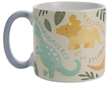 Chichi Dinosaur Small Children's Ceramic Mug with Dinosaur Names