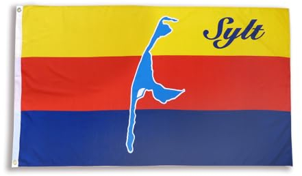 Sonia Originelli premium Fahne für jede Gelegenheit - hissfertig & wetterfest -Größe: ca. 90 x 150 cm, Farbe: Sylt