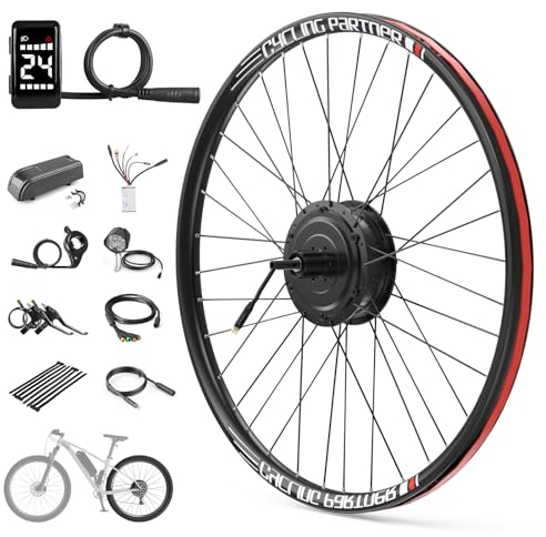 Varstrom 36V 250W Rear E-Bike Conversion Kit : Universal Fit for 26 Wheel, Includes Rear Cassette Hub Motor with Rim, DZ40 Display, PAS Sensor & Controller for City & Mountain Bikes
