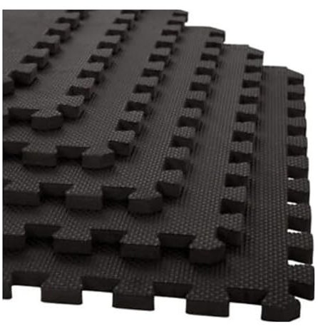 Eva Mats Extra Thick Gym Flooring Interlocking Mat 60x60 Soft Foam Mat Yoga Tiles | Non slip Rubber Cushion For Home Workout - Size 60x60cm (20 Mats (80 Sq.Ft))
