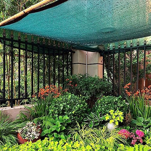 Housse en tissu d'ombrage à 90 % pour serre, terrasse, plantes, fleurs, abris d'auto, 6 x 15 m, filet d'ombrage de jardin en maille