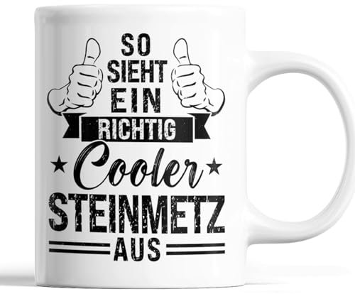 Steinmetz Tasse | so sieht ein richtig cooler Steinmetz aus | Handwerker Geschenk Männlichen Beruf Tasse Bauarbeit Kaffeebecher lustig