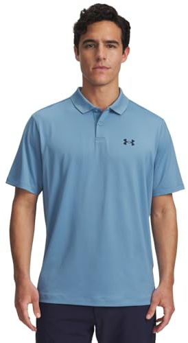Under Armour Matchplay Poloshirt für Herren, (418) Blue Smoke / Midnight Navy, XL