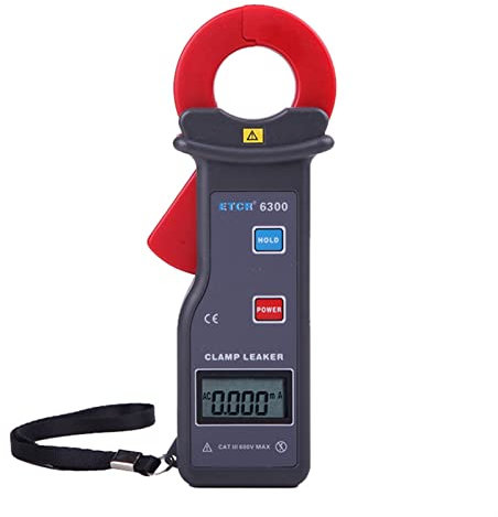 Medidor de pinzas medidor de corriente medidor de fugas medición de corriente DC/AC Medición de la abrazadera digital de medición actual ETCR6300 para una medición precisa