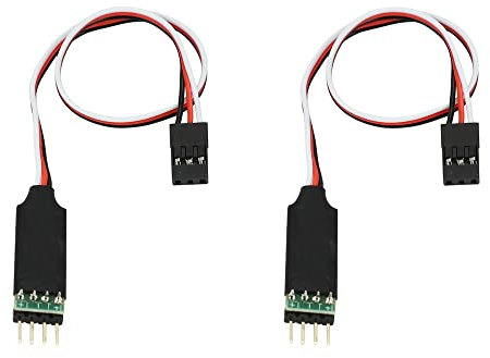 holanae 2 StüCke 3CH 3-Kanal LED Lampe Lichterteuerung Schalter Panel für 1/10 1/8 RC Modellauto Axial SCX10 Trx4