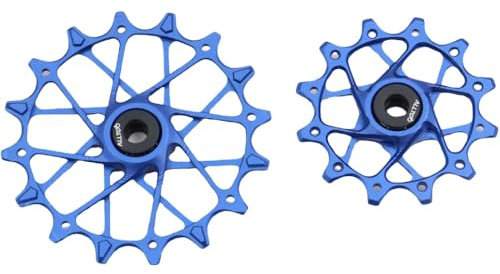 Garbaruk für SRAM 11/12-fach Schaltwerk Riemenscheibe 12T + 16T Keramik Schaltwerk Riemenscheibe (Blaue Riemenscheibe)