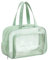 Mabecol Bolso Playa Mujer Bolsa Piscina, Bolsa de Aseo Mujer Grande Bolsa Maquillaje con Separación Seca y Húmeda (Verde)