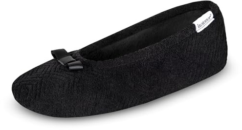 Isotoner Women's Diamond Microterry Ballerina SlippersSlipper
