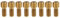 Mountainbike -Pedalschrauben Titanlegierung Anti -Schlupf -Fahrradschrauben Pins M4x8mm (Gold)