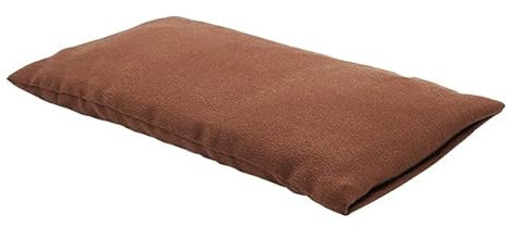 Yogimudra Entspannungs-Augenkissen aus Seide mit Bio-Leinsamen- und Lavendelfüllung – Aromatherapie für Yoga, Meditation & Tiefenentspannung (mit Lavendel, Schoko)