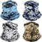 4 piezas calentador de cuello multifunción, banda bandana de camuflaje, pasamontañas, pañuelo unisex para hombre y mujer, para moto, escalada, ciclismo, senderismo