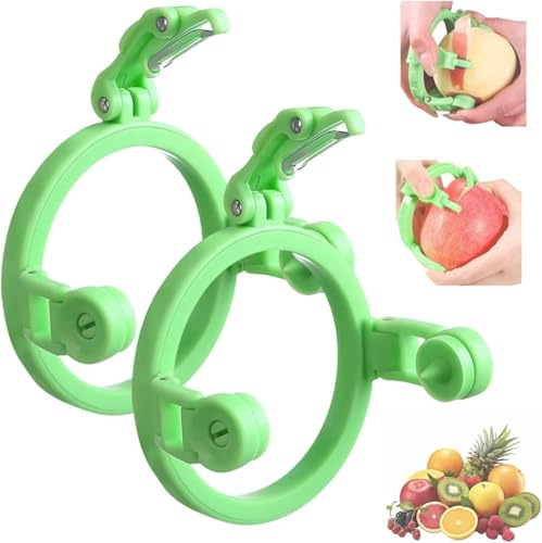 Handheld Peeler For Apples Pear,Peeling Machine for Fruits Tool,New Fruit Peeler,Foldable Manual Rotating Apples,Pears, Kiwis & Vegetables,Multipurpose Kitchen Gadget