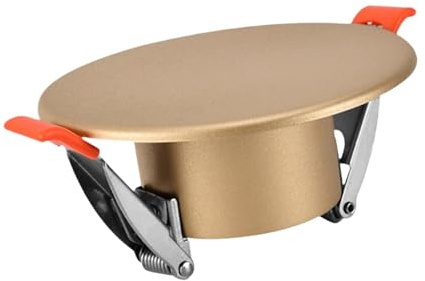 SZLIFE Cache-trou de plafond décoratif, panneau d'accès, garniture pour trou de encastré en verre, or