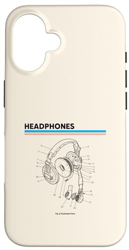 Cuffie (Gamer Headphone Graphic) Custodia per iPhone 16
