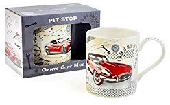 Lesser & Pavey Vintage Kaffeetasse Pit Stop Car für alle Fans des Motorsport - farblich sortiert - Preis pro Stück!