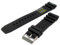 Taucher-Uhrenarmband Aus hochwertigem Polyurethan, mit ND Limits, 22 mm, Schwarz