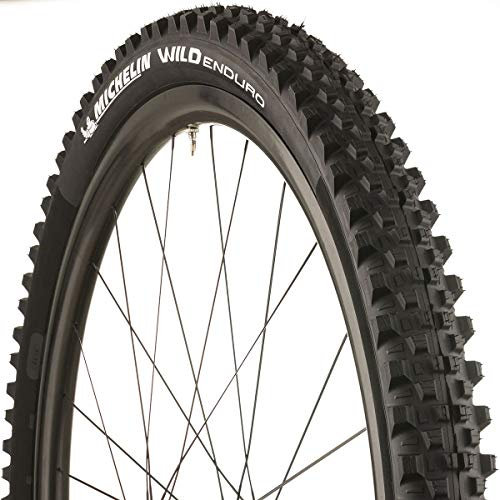 MICHELIN, Wild Enduro Trasero, neumático, 29 x 2.40, Plegable, sin cámara Lista, Gum-X, GravityShield, 60TPI, Negro