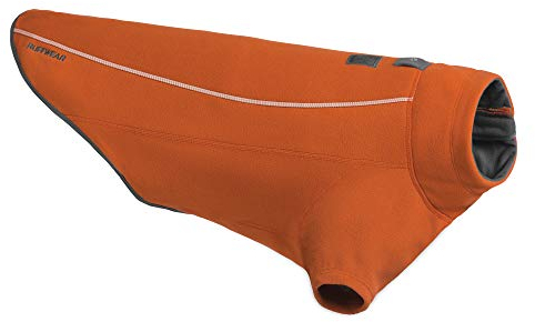RUFFWEAR Climate Changer Jacket, Warmer und vielseitiger Hundemantel mit Polyesterärmeln für Klares, Kaltes Wetter, Canyonlands Orange, Large