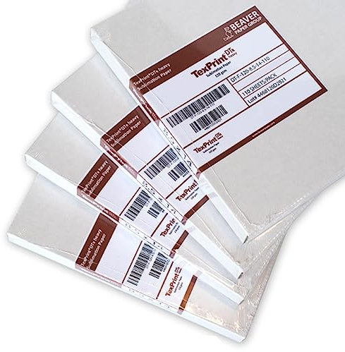 TexPrintR Sublimationspapier, 21,6 x 27,9 cm, 110 Blatt