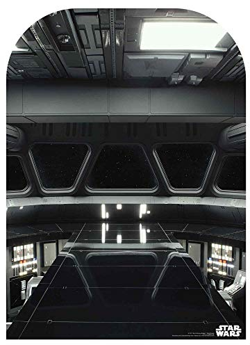 Star Cutouts Ltd SC1471 Destroyer Bridge Kinder-Hintergrund, ideal für Star Wars Kinderpartys und Geschenke, Höhe 130 cm, Breite 94 cm, mehrfarbig