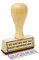 Stemplino® Textstempel - So hatten wir das nicht besprochen - 50mm x 15mm Holzstempel mit Text Bürostempel Firmenstempel Stempel Büro Text Stempel