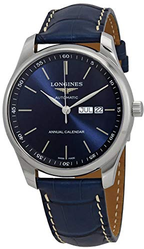 Longines Master Collection Herren-Armbanduhr L29204920, automatisch, blaues Zifferblatt, modern, Modern