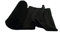 Minkee Strickstoff glattes Muster 50x160 cm (Schwarz)