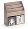 Vicco Kinderregal Luigi, Spielzeugregal für Faltboxen, Sonoma, 72 x 79 cm mit 2 Faltboxen Opt.2