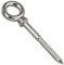 OPIOL QUALITY® Augbolzen mit Holzgewinde 10x100 mm aus Edelstahl A4 V4A (5 Stück) Ringschraube Ringbolzen Ösenschraube Augenbolzen Augenschraube Ringschrauben