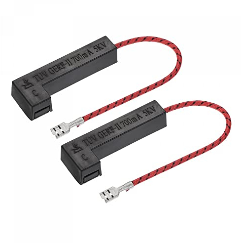 sourcing map Microwave High Voltage Fuse 5KV 0.7A Replacement for Microwave Ovens Repair Parts 2 Pcs