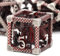 DND Würfel, Metall Spielwürfel Dungeons and Dragons Würfel Set HNCCESG Hohle 3D Drachen D&D Würfel Polyedrische Würfelset für Pathfinder MTG RPG DND Dice Set W20 W12 W10 W8 W6 W4 (3D-Blutrot)