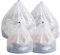 ZOCONE 4PCS Mesh Laundry Bags, 2 Extra Large White Laundry Bags for Washing Machine and 2 Small Washing Machine Bag for Clothes, Socks, Bra, Bed Sheets, Curtains, Duvets