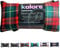 Wheat Bags Microwavable Neck and Shoulder Wrap - Scented Lavender Heat Bags Microwavable for Body Relaxation - Tartan Cotton Fabric & UK Wheat Heat Bags Microwavable Compress by Kalore - Red