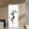 3D Türtapete Selbstklebend Frau Abstrakte Silhouette 90 X 210 Cm Diy Wandbild Pvc Wasserdicht Pvc Türtattoos Türposter Türaufkleber Fototapete Türfolie Für Tür,Wohnzimmer,Schlafzimmer - Türkunst