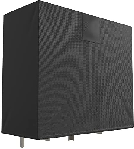 KLOLKUTTA Split Mini Air Conditioner Covers for Outside Units, Waterproof A/C Condenser Cover Mini AC Outdoor Compressor Protector with Vent Hole for Split System AC 31.1 x 12.6 x 22.8