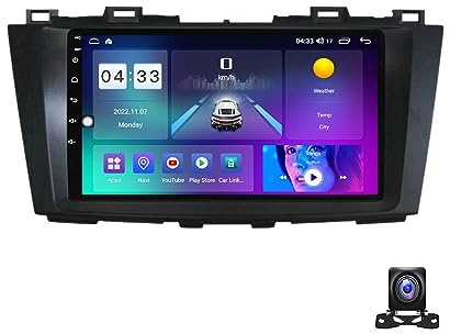 LSHTAR Android 12 Radio De Coche De 9 Pulgadas Pantalla Táctil para Mazda 5 2010~2015, Autoradio Bluetooth con Wifi/GPS/DSP/RDS/USB/FM/4G, Apoyo Mandos del Volante, Carplay, Android Auto,M700s