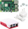 Raspberry Pi 4 4GB Starter-Kit | 5V 3A USB-C Netzteil | Gehäuse | Kühlkörper | Raspberry Pi 4 Model B 4 GB RAM