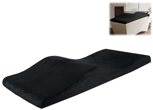 PLSGKF Lash Bed Cover,Massageliege Laken Beauty-Betten Curved Wave Wimpernmatratze KöRperunterstüTzung Hochelastischer Memory-Schaum,Gebogene Matratze Abdeckung FüR SchöNheitssalons
