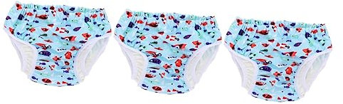 VICASKY 3pezzi Pannolini Riutilizzabili Per Impermeabili e Traspiranti Per e Allenamento All Del Vasino Disponibili Blu