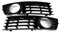 Rejilla de luz antiniebla de nido de abeja para Audi A4 B6 2001-2005 8E0807681 8E0807682 (Izquierda y Derecha)