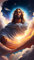 ZHUMUTO Diamond Painting Groß XXL Bilder Set Erwachsene,40x70 cm/15,7x27,5 Zoll Jesus Erlösung,5D Diamant Painting Bilder Erwachsene mit Zubehör Stift Für Wohnzimmer Dekoration