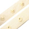 3m Druckknopfband 18mm Druckknopf Band Bodyverschluss Miederband Farbwahl, Größe:Breite 18 mm | Abstand 25 mm, Farbe:creme