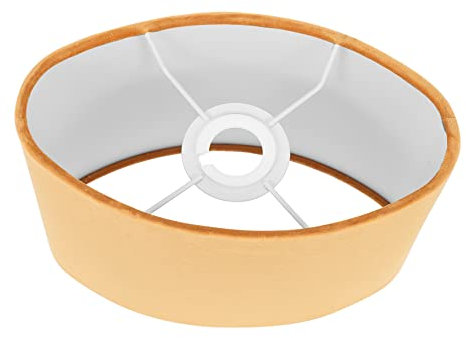 WOONEKY Ovale Stoff Lampenschirm Als Dekorative Tischlichtabdeckung Für Schlafzimmer Und Wohnzimmer Installieren Entfernen