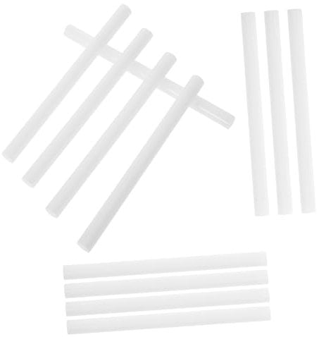 Didiseaon 12pcs High Adhesive Hot Melt Glue Sticks for Hair Extensions Easy Application Hair Styling Tools Strong Hold for Diy Projects and Extensions