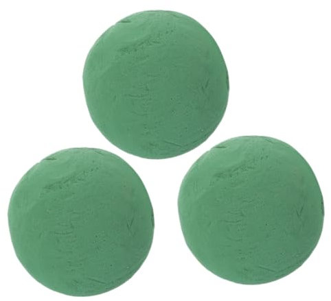 Sewroro 3 Piezas Barro De Flores Bolas De Espuma De Flores Espuma Floral Para Arreglos Para Manualidades Pequeñas