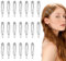 Ouligay 20 Stück Sicherheitsnadel Form Haarnadeln, Y2k Haarspange Silber Haarspangen Damen Goth Bobby Pins Haarnadel aus Legierung Safety Pin Shape Hairpin Accessoires für Mädchen Frauen