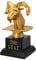 Flexzion The Goat Trophy Award - Greatest of All Time Funny Trophy for Adults, Engraved Plate with Head Goat Statue, Unique Recognition Gift Plaque for Sports, Employee, Teacher, Boss, Friend, & More