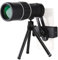 Telescopio Monocular de Largo Alcance 16x52, Telescopio Terrestre para Teléfono Movil, Catalejo Mini Telescopio, Impermeable, Zoom con Soporte, Trípode y Bolsa. Observar Aves, Fútbol o Conciertos.
